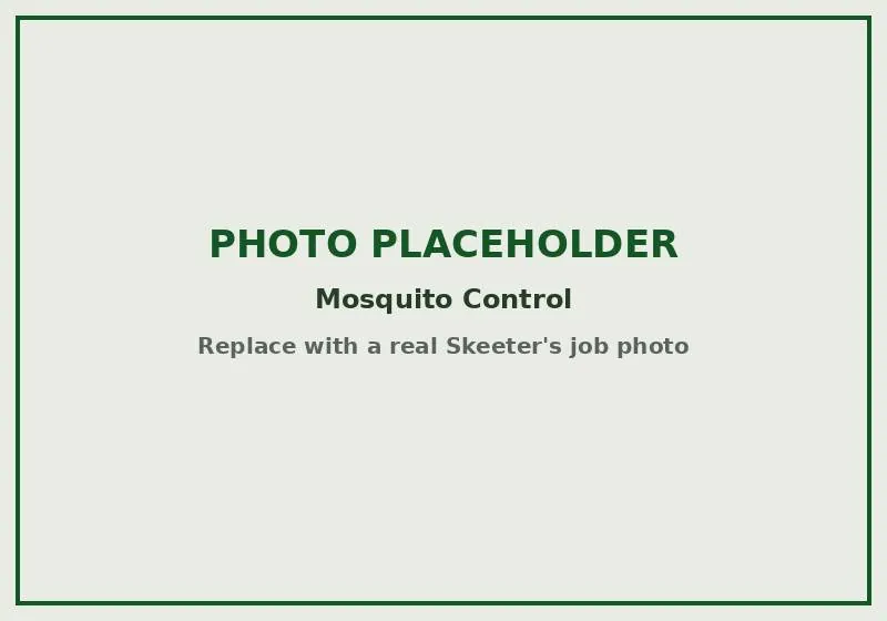 Photo placeholder for Mosquito Control (real Skeeter's job photo to come)